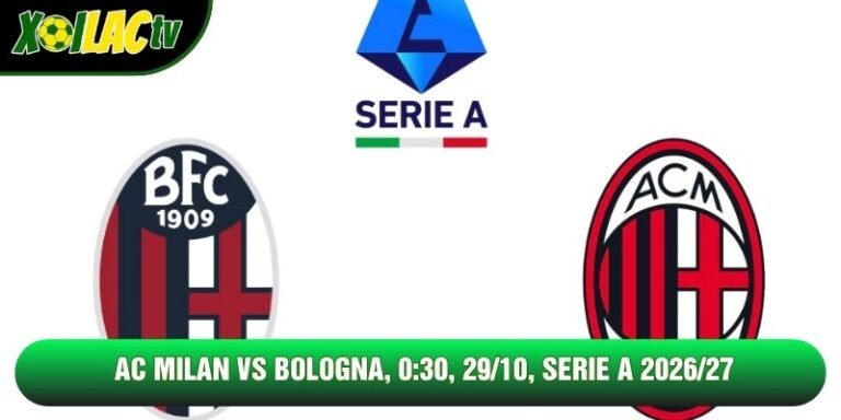 Nhận Định AC Milan Vs Bologna, 0:30, 29/10, Serie A 2026/27