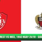 Nhận Định Brest Vs Nice, 1h45 Ngày 24/10 - Giải Ligue 1 2026